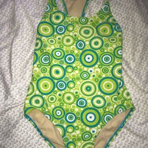 One piece bathing suit
